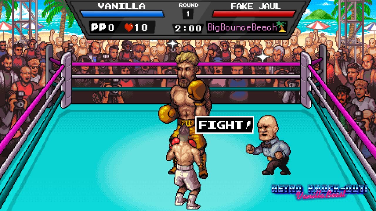 VanillaBeast: Retro Knock-Out!, Steam, demo, boxing