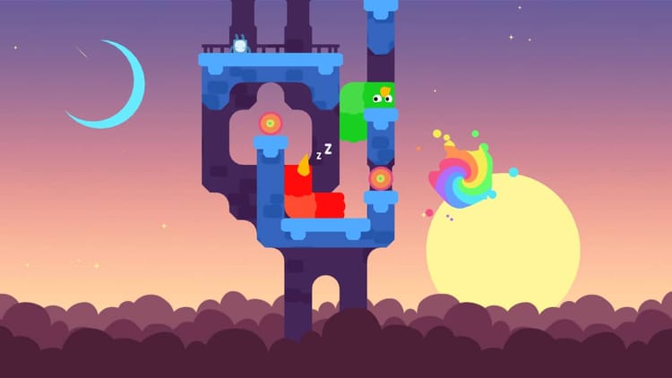 Snakebird Complete Review - Sneaky, Snakey, Shiny On The Switchy